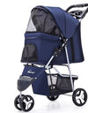 Lightweight Folding Pet Trolley Dogs And Cats Dog Out Stroller Three-wheeled Pet Stroller Dog Out Stroller Supplies