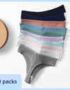 Women's Threaded Cotton Fashionable Simple Underwear Breathable And Comfortable