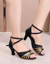 Children's Latin Dance Shoes Women's Middle Heel