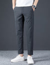 Casual Cropped Pants Men's Spring And Autumn Slim Fit Skinny Business Men's Suit Pants Korean Fashion