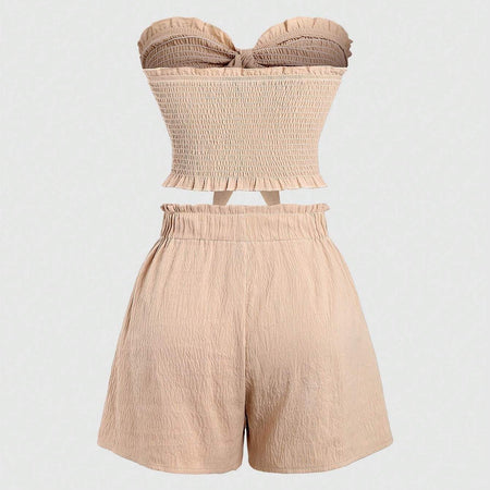 Two Piece Clothes Set With Wrapping Top Summer Co Ordbeach Co Ordfestival Co Ord