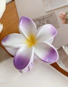 Muweordy Plumeria Hair Clips Flower Hair Clip Trendy Hair Claw Clip Popular Hair Catch Korean Hair Accessories For Women