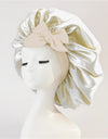 New Silk Bonnet For Sleeping Women Satin Bonnet Hair Bonnet Night Sleep Cap Scarf Wrap For Curly Hair With Tie Band For Curly Hair