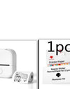 Portable Mini Thermal Label Printer Home Photo Printer Student Wrong Question Printer Bluetooth-compatible Mini Label Printer Price Tag