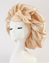 New Silk Bonnet For Sleeping Women Satin Bonnet Hair Bonnet Night Sleep Cap Scarf Wrap For Curly Hair With Tie Band For Curly Hair