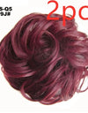 Europe, Japan, and South Korea popular hair bun fluffy natural drawstring curly hair ball head hair ring hair set female hair accessories chemical fiber hair