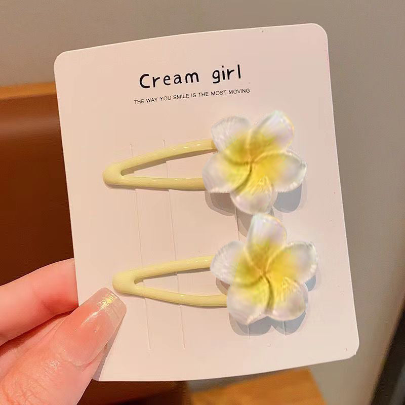 Cherry Blossom Cute Side Cropped Hair Clip Hair Rope