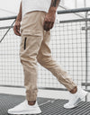 Men's Side Zipper Pocket Decoration Casual Long Pants