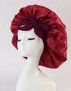 New Silk Bonnet For Sleeping Women Satin Bonnet Hair Bonnet Night Sleep Cap Scarf Wrap For Curly Hair With Tie Band For Curly Hair