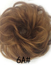 New Trendy Design Women Wavy Curly Messy Hair Bun Synthetic