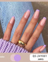 Women's European, American And French Style Pieces Fake Nail Patch
