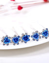 Alloy Rhinestone Tuck Comb Rose Diamond Hair Comb Stylish Hair Accessories Accessories