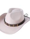 Woolen Hat Western Cowboy Top Hat Men's And Women's Curling Shell Accessories