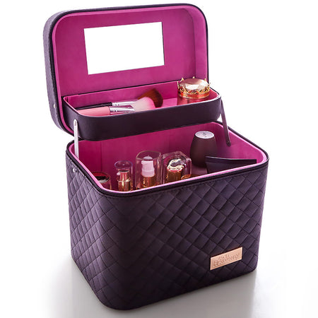 Large capacity multifunctional cosmetic bag