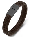 Leather Cord Bracelet Authentic Leather Weave
