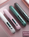 Wireless Hair Straightener Flat Iron Mini 2 IN 1 Roller USB 5000mAh Max 200 Degree Portable Cordless Curler 4 Levels Dry And Wet Uses