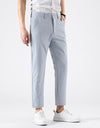 Casual Cropped Pants Men's Spring And Autumn Slim Fit Skinny Business Men's Suit Pants Korean Fashion
