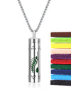 316L Stainless Steel Aromatic Perfume Oil Essential Oil Diffuser Pendant Necklace