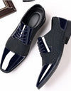 Breathable And Wearable Men's British Korean Pointed Leather Shoes