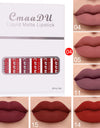 6 Boxes Of Matte Non-stick Cup Waterproof Lipstick Long Lasting Lip Gloss