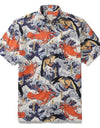 New Men's Shirt Hawaiian Tropical Style Animal Alohacamisha Style Street Digital Printing