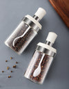 Household Moisture-proof Seasoning Bottle Glass Salt Pot