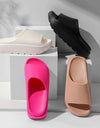 5.5cm Fish Mouth Shoes Floor Bathroom Home Slippers Outdoor Thick Soled Beach Slippers For Women