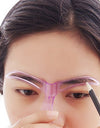 1pc Eyeliner Special Stencil Makeup Camb For Eyebrow Card