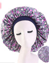 Beauty print Satin silk Bonnet sleep night cap