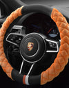Universal Car Steering Wheel Cover Winter Decoration Cute 38cm Plush Footprint Auto Automobile Vehicle Steering Wheel Protector