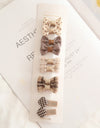 Children's Basic Bow Hair Clip Set