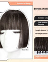 Bangs Wig Female Simulation Sweet Cool Princess Cut Wig Set