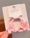Cherry Blossom Cute Side Cropped Hair Clip Hair Rope