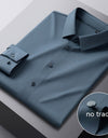 High Elastic Seamless Striped Shirt For Men