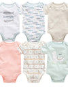 6-piece baby jumpsuit new short-sleeved baby clothes