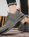 Men's Sports Shoes Casual Sneakers Outdoor Platform Fashion Luxury Lace-up Loafers Breathable Hiking Flat Shoes