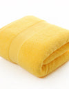 Cotton thickened plain colored bath towel