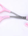 Beauty tools eyebrow scissors with eyebrow comb