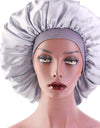 Beauty print Satin silk Bonnet sleep night cap