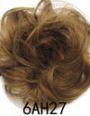 New Trendy Design Women Wavy Curly Messy Hair Bun Synthetic