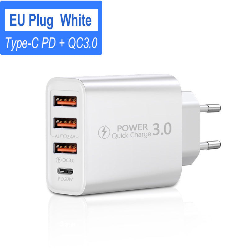 U.S. And European 3USB Mobile Phone Adapter