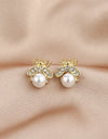 Silver Needle Luxury French Pearl Earrings
