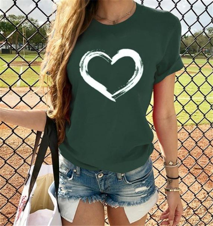 Women's short sleeve T-shirt top