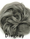 New Trendy Design Women Wavy Curly Messy Hair Bun Synthetic