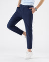 Casual Cropped Pants Men's Spring And Autumn Slim Fit Skinny Business Men's Suit Pants Korean Fashion