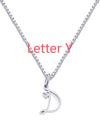 26 Love Letters Titanium Steel Pendants Necklace