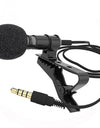 Portable clip Condenser Microphone Mobile Phone Universal 3.5MM