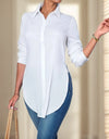 Split Button Front Shirt