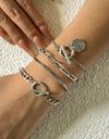 Metal Wind Hollow Chain Bracelet Snake Bone Metal Bracelet