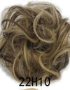 New Trendy Design Women Wavy Curly Messy Hair Bun Synthetic
